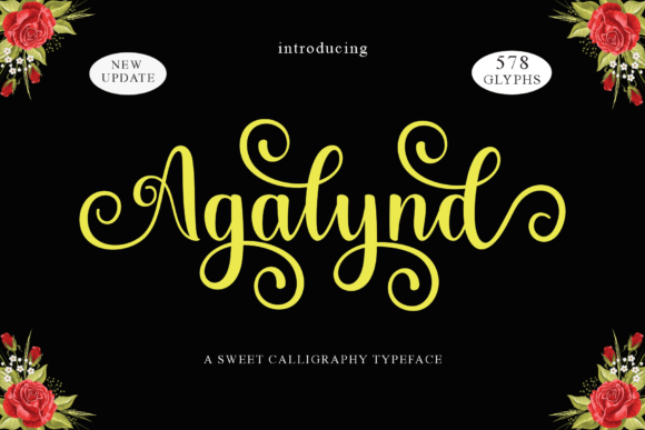 Agalynd: A Luxurious Script Font