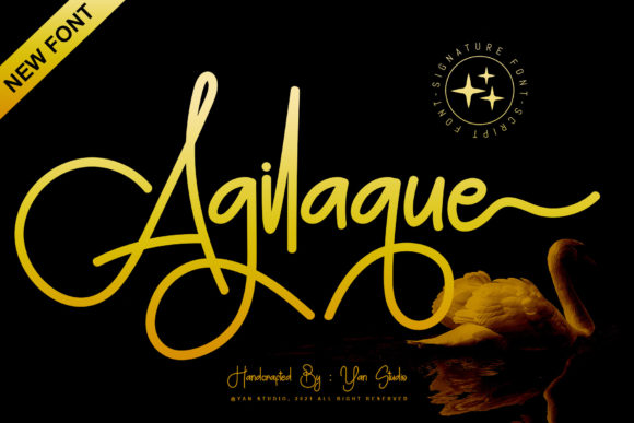 Agilaque: A Script Font for Real Projects