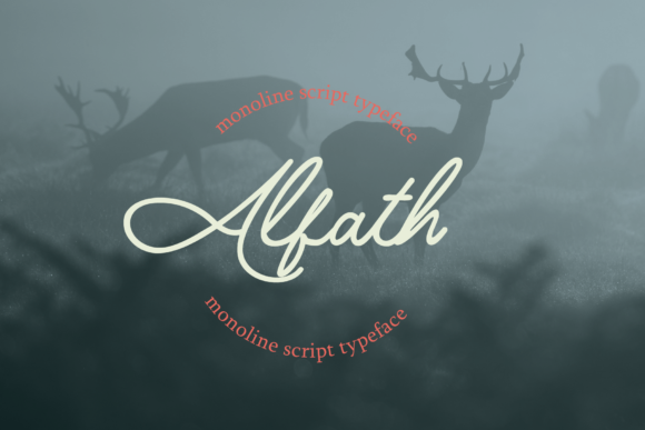 Alfath: A Luxurious Script Font for Web Design