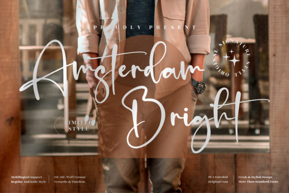 Amsterdam Bright: A Stylish Font for Business
