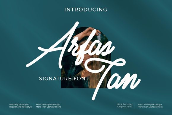 Arfas Tan: A Elegant Script Font