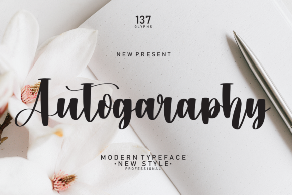 Autogaraphy: A Script Font for Modern Marketing