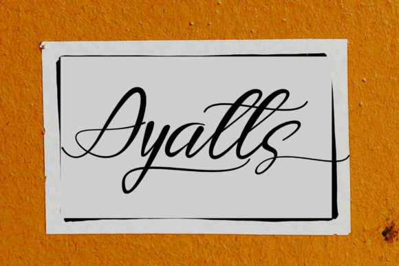 Ayatts: A Font for Business Elegance