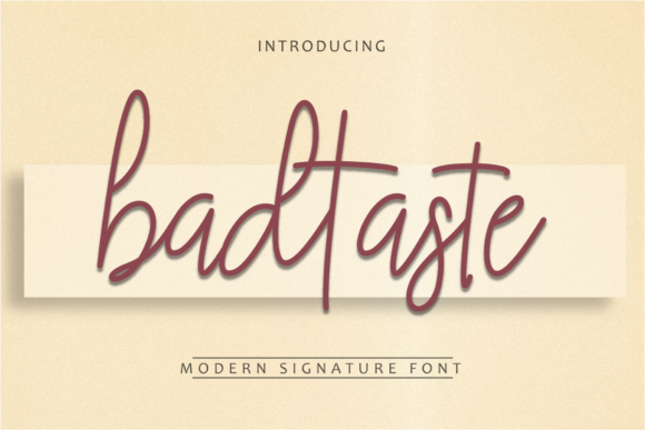 Bad Taste Font for Creative Projects