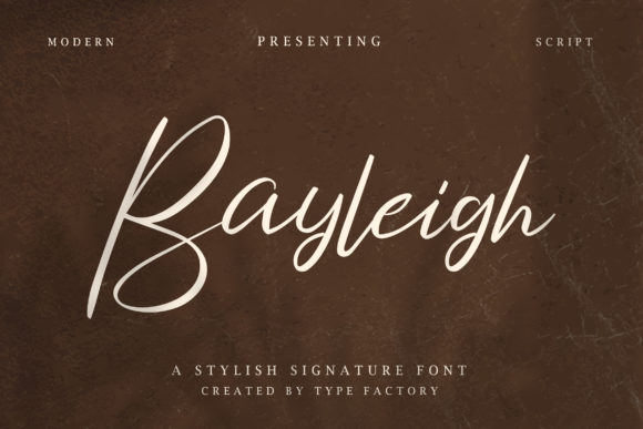 Bayleigh: A Script Font for Elegant Branding