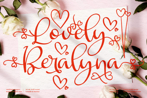 Beautiful Calligraphy Font for Designers