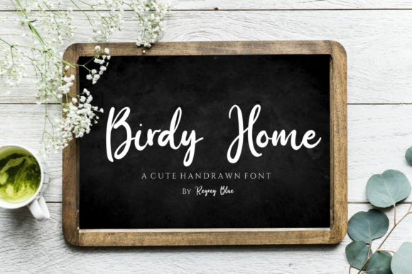 Birdy Home: A Romantic Calligraphy Font
