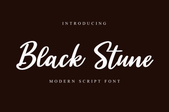 Black Stune: A Bold Script for Designers