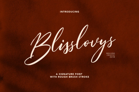 Blisslovys: A Font That Elevates Your Brand