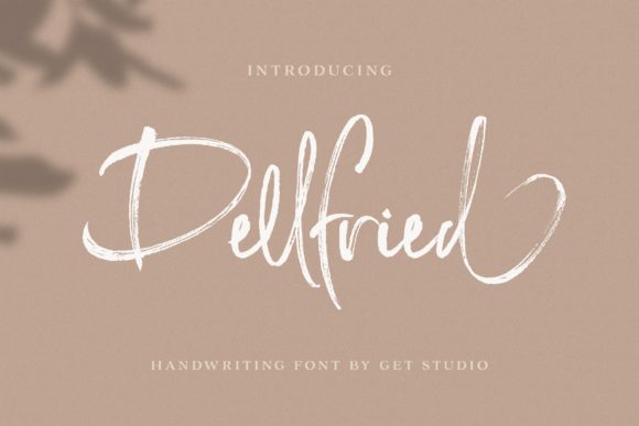 Dellfried Font: Elegant Script for Editorial Design