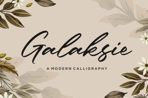 Galaksie: A Stylish Script Font