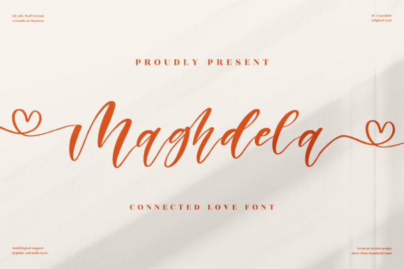 Maghdela: A Script Font for Real-World Design