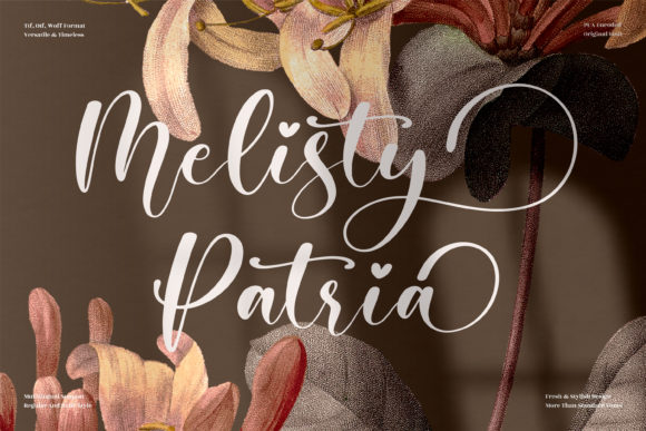 Melisty Patria Font for Creative Projects