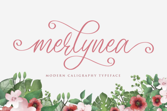 Merlynea: A Delicate Script Font