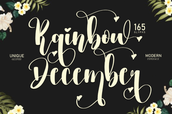 Rainbow December Font Review