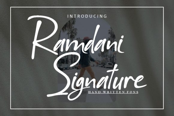 Ramdani Signature: A Premium Script Font