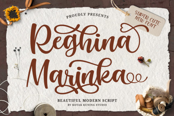 Reghina Marinka: A Font for Polished Branding