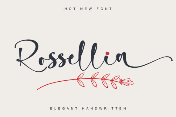 Rossellia: A Luxurious Script Font