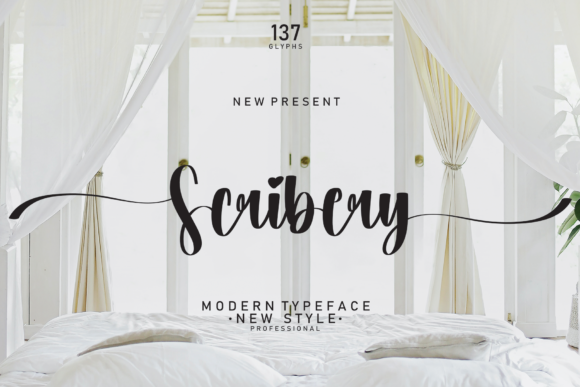 Scribery: Elegant Script Font for Crafters