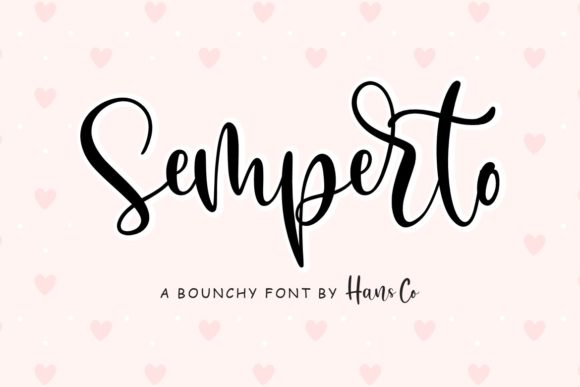 Semperto: A Luxurious Font for Small Business
