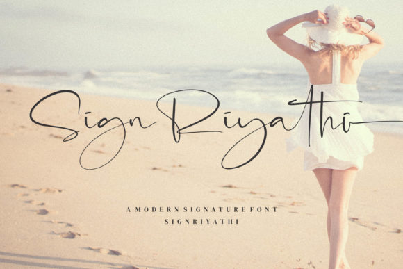 Sign Riyathi: A Luxurious Script Font
