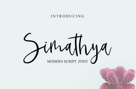 Simathya: A Beautiful Font for Your Business