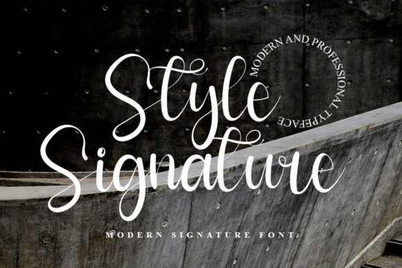 Style Signature: A Delicate Typeface