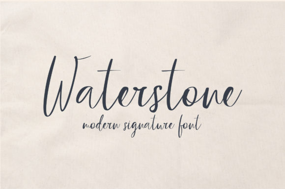 Waterstone: A Luxurious Script Font