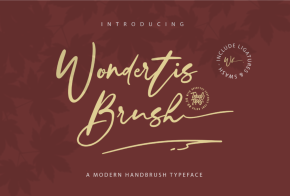 Wondertis Brush: A Font for Impact